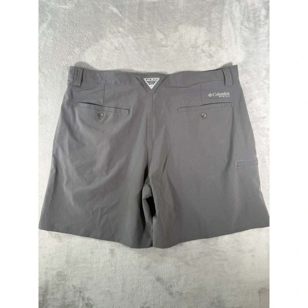 Columbia‎ PFG Shorts Mens 40 Grey Grander Marlin Offshore Performance Fishing 8